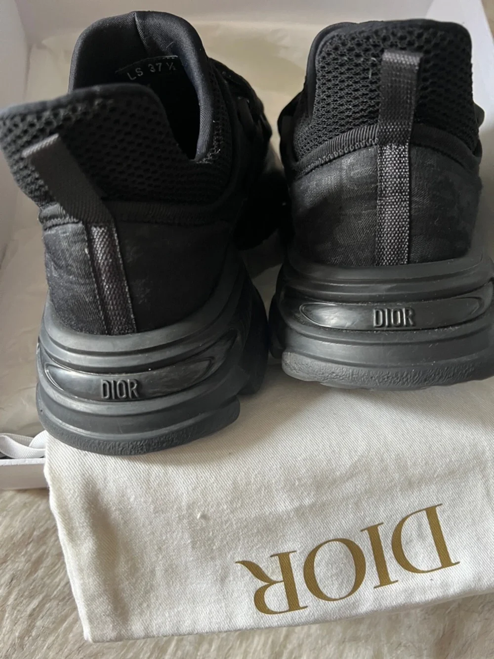 Dior Black women’s Strap Sneakers - Picture 4 of 9